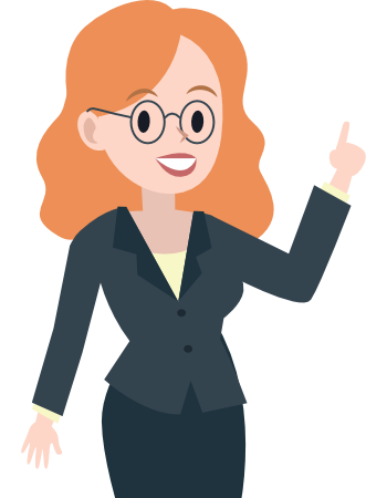 Freddy schaut freundlich und hebt den Zeigefinger